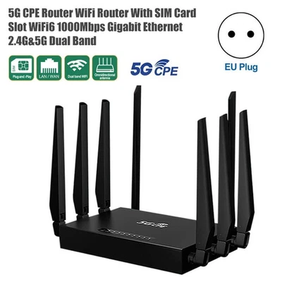 WiFi 6 5G Portable Router 2.4&5GHz Dual Band Mit SIM Slot Für Europa NR100 - Bild 1 von 4