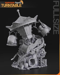 Little Nightmares III | Resin Model or Bust Kit | The Spiral Mine Cart - Picture 1 of 12