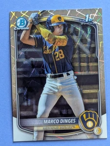 2025 Bowman CHROME BASEBALL MARCO DINGES 1. AUSSICHTEN LASERREFRAKTOR - Bild 1 von 10