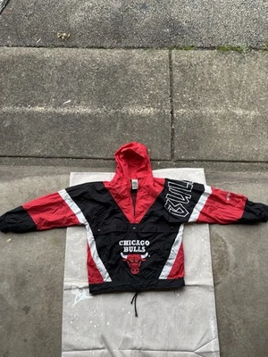 Vintage Nutmeg Chicago Bulls Windbreaker Jacket Size Medium - Image 1 of 4