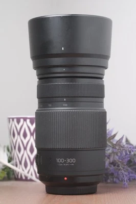 Panasonic Lumix G Vario 100-300mm F/4.0-5.6 II AF Power OIS Zoom Lens With Hood - Image 1 of 4