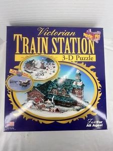 Puzzle 3D Stazione Ferroviaria Vittoriana 400+pz Telebrand Usato - Foto 1 di 6