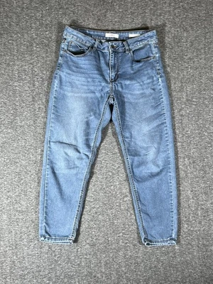 ELLEN TRACY SERENE 经典修身弹力中腰踝牛仔裤女式 10x26 码 — 第 1/4 张图片