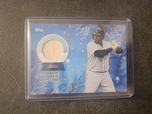 Tarjeta reliquia murciélago metálico azul David Ortiz Topps Holiday 2023 #/99 Boston Red Sox  - Imagen 1 de 2