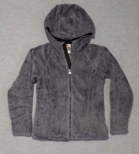 Burton Women's Gray Full Zip Hooded Fleece Jacket Size Small - Picture 1 of 9