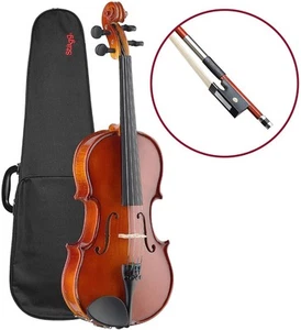Stagg Model VN-1/8 - 1/8 Size Solid Maple Violin with case, bow and accessories - Picture 1 of 12