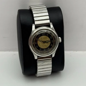Vintage Eterna Cal 600 Military Style Manual Wind Swiss Watch PARTS REPAIR - Picture 1 of 17
