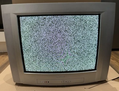 Philips 21" CRT Retro Gaming TV - Working - TWIN SCART - RGB - RARE - Image 1 of 4