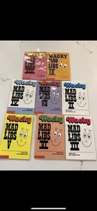 Vintage Wacky Mad Libs Scholastic lot of (8) Paperback Books Unused - Bild 1 von 20