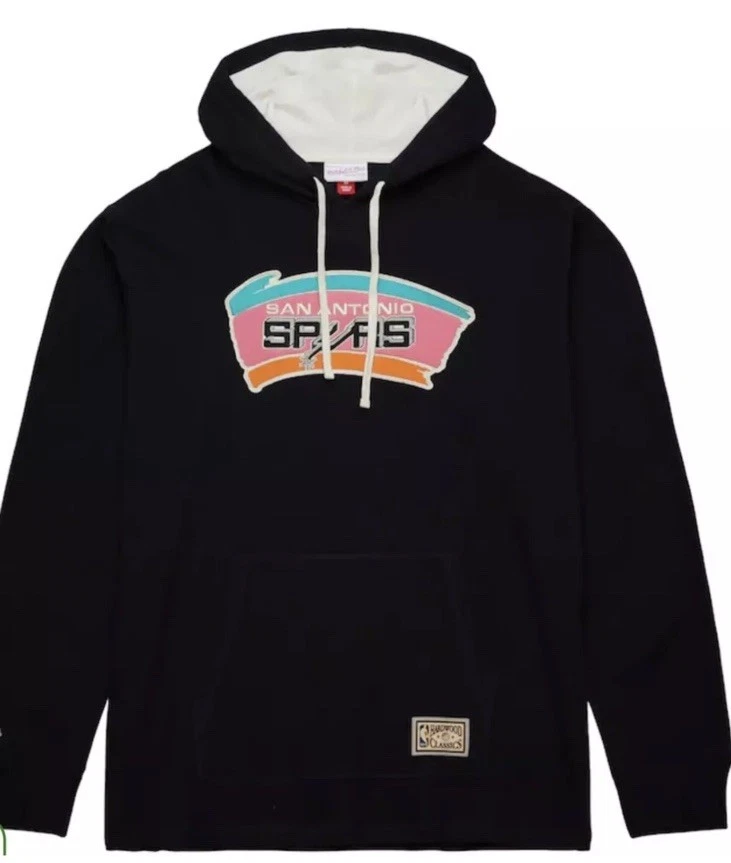 NBA San Antonio Spurs 2XL Fleece Gray & Black Hoodie