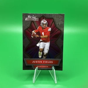 2021 Wild Card Alumination - Justin Fields #ABC-2 (RC).  Buckeyes. C6 - Picture 1 of 2