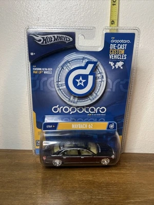 Hot Wheels Dropstars Maybach 62 Metallic Burgundy & Navy Blue 1:50 Diecast Car - Image 1 of 4