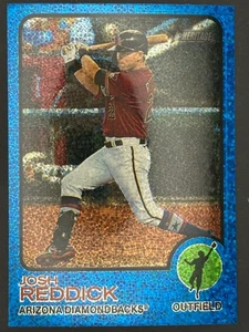 2022 Topps Heritage #540 Josh Reddick Blue Chrome Sparkle  - Bild 1 von 2