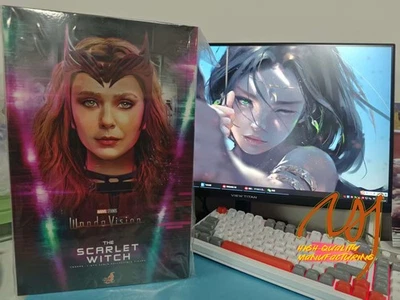 IN STOCK Hot Toys TMS036 WandaVision Scarlet Witch 1/6 12 inch Action Figure NEW - Image 1 of 4