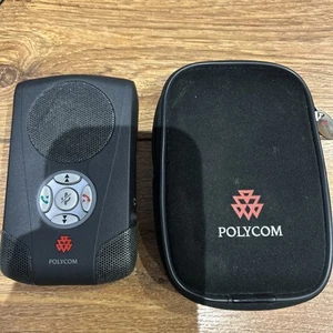 Polycom Lautsprecher USB CX100 Tischtelefon Kommunikator schwarz mit Original Hülle. - Bild 1 von 7