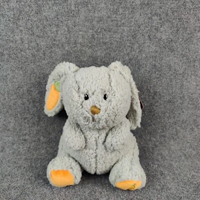 动物冒险 兔子 毛绒胡萝卜爪 Lop 耳朵 超柔软 夏尔巴填充玩具 — 第 1/4 张图片