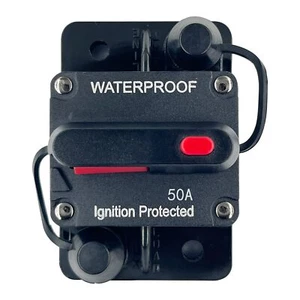 50Amp Circuit Breaker Resettable Fuse for Boat Trolling Motor Marine ATV Trailer - Picture 1 of 7