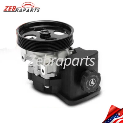 Power Steering Pump w/ Pulley for Mercedes-Benz W203 C230 C320 1.8L 2003-2005 - Image 1 of 4