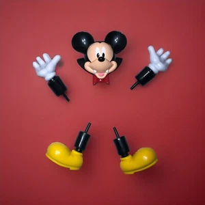 Halloween Dracula Disney Mickey Mouse Pumpkin Push Ins Spooky Cute Decor - Picture 1 of 3