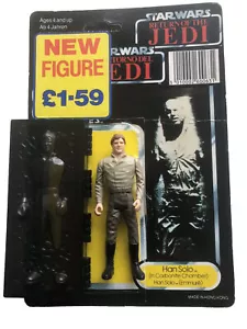 Star Wars Last 17 Han Solo With Carbonite And Card Back - Picture 1 of 8