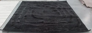 BLACK 8'-0" x 8'-0" Back Stain Rug, Reduced Price 1172769582 HLS214Z-8SQ - Picture 1 of 4