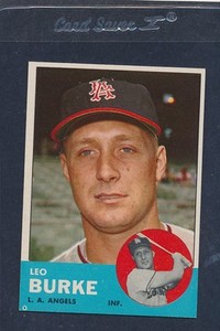 1963 Topps #249 Leo Burke Angels EX/MT 63T249-90416-4