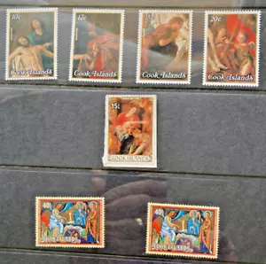 Juego de Pascua de las Islas Cook 1970/1980 montado sin montar o nunca montado más otros sellos usados - Imagen 1 de 1