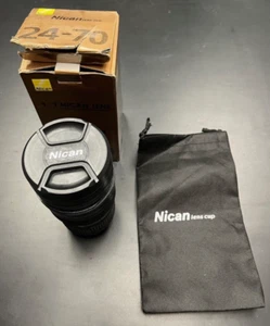 1:1 NICCAN Lens Drinking Cup Tumbler AF-5 24-70 mm F 2.8 G ed Stainless Steel - Picture 1 of 4