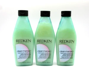 Lot/3 Redken Clean Maniac Clean Touch Conditioner ~ 8.5 oz / 250 ml x 3 ~ - Picture 1 of 2
