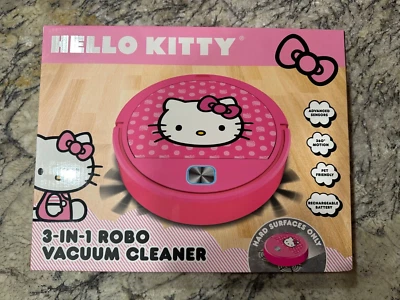 Sanrio Hello Kitty 3 en 1 Robo Aspirador a Lunares - Nuevo Foto 1 de 2