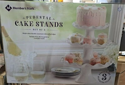 Member's Mark 3-Piece Cake Stand Set - Image 1 of 4