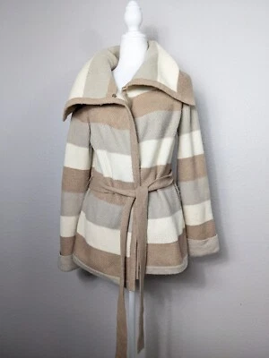 Banana Republic Italian Yarn Sweater Striped Belt Cardigan XS Merino Cashmere 16 - Image 1 of 4