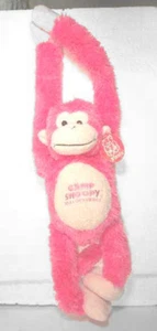 Shaggy PINK Plush MONKEY Camp Snoopy Mall of America Minnesota NWT - Picture 1 of 2