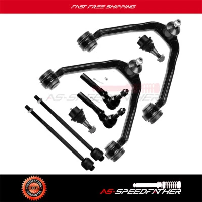 8 Pcs For 2003-2005 Chevrolet Express 2500 Front Control Arm Tie Rod Ball Joint - Image 1 of 4