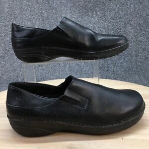 Spring Step Shoes Womens 9.5 M Manila Clogs Nurse 17301-2105 Black  Slip On