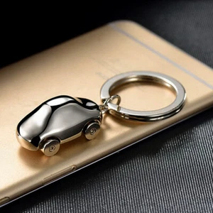 NEW high quality Metal alloy smooth silver car keychain jewelry gift HOT! - Picture 1 of 4
