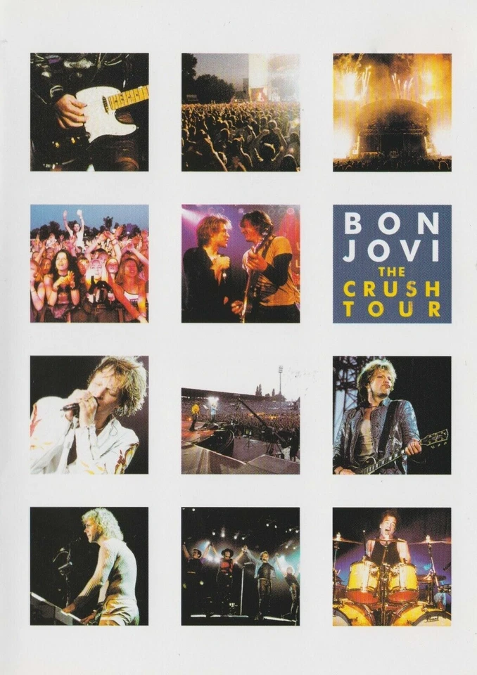 Bon Jovi The Crush Tour DVD R0very good condition  Keep The Faith   t136 - Image 1 of 1