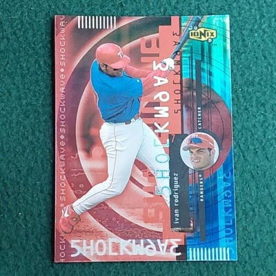 Ivan Pudge Rodriguez 2000 Upper Deck Ionix Baseball card #S8 Texas Rangers - Image 1 of 4
