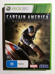 Captain America: Super Soldier - 2011 Marvel Game - RARE PAL Oz Xbox 360 Release - Picture 1 of 5