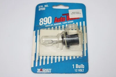 NOS Wagner Back-Up Parking Turn Signal Halogen Light Bulb 890 BP890 - Image 1 of 2