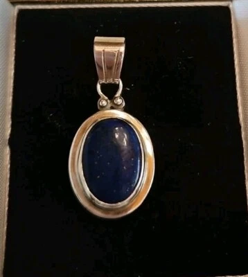 Colgante de plata lapislázuli  Foto 1 de 4