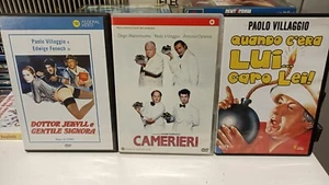 PAOLO VILLAGGIO 3 DVD DOTTOR JEKYLL SIGNORA CAMERIERI QUANDO LUI CARO LEI M - Foto 1 di 4