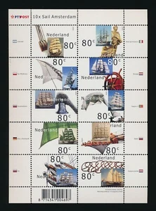 Netherlands Scott #1054 Miniature Sheet of 10 stamps, VF Centering (MNH) - Picture 1 of 2