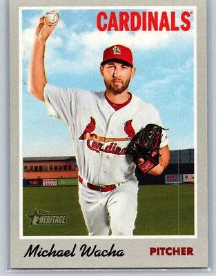 2019 Topps Heritage #119 Michael Wacha - Image 1 of 2