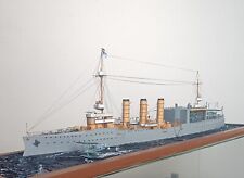 1/250 scale German cruiser SMS Stuttgart waterline scratch build diorama