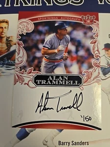 Autógrafo Alan Trammell 2024 Sportkings volumen 5 1/50 - Imagen 1 de 2