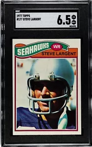 SGC 6.5 - 1977 Topps #177 Steve Largent RC Seattle Seahawks Salón de la fama - Imagen 1 de 2