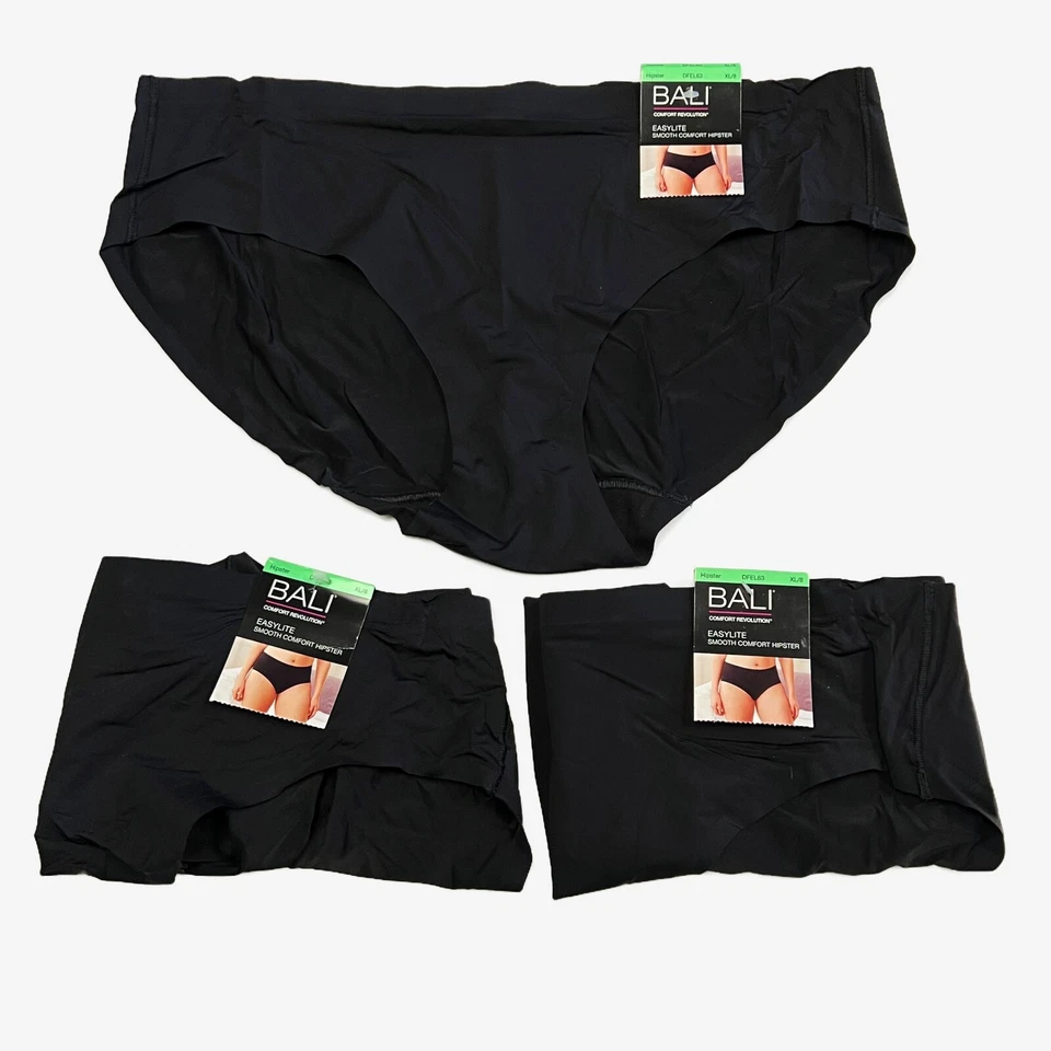 Bali Easylite Hipster Panty M 6 MEDIUM 2 Pack Panties DFEL63 Seamless Underwear