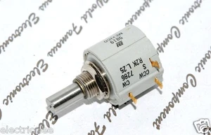 1 pieza - Potenciómetro de cuerda de alambre 2K Bi Technologies 7286R2KL.25 10 vueltas múltiples - Imagen 1 de 8