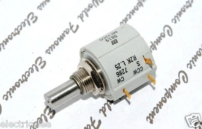 1pcs - Bi Technologies 2K Wirewound Potentiometer 7286R2KL.25 10 Multi-Turn - Image 1 of 4
